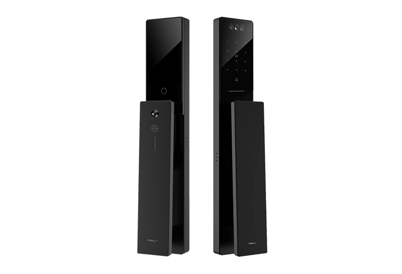 德國摩根 moorgen T5+黑 人臉辨識智能門鎖