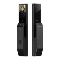 德國摩根 moorgen T9+黑 人臉辨識智能門鎖