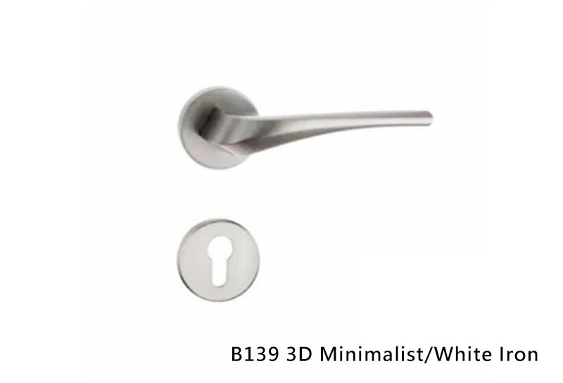 B139 3D Minimalist-White Iron