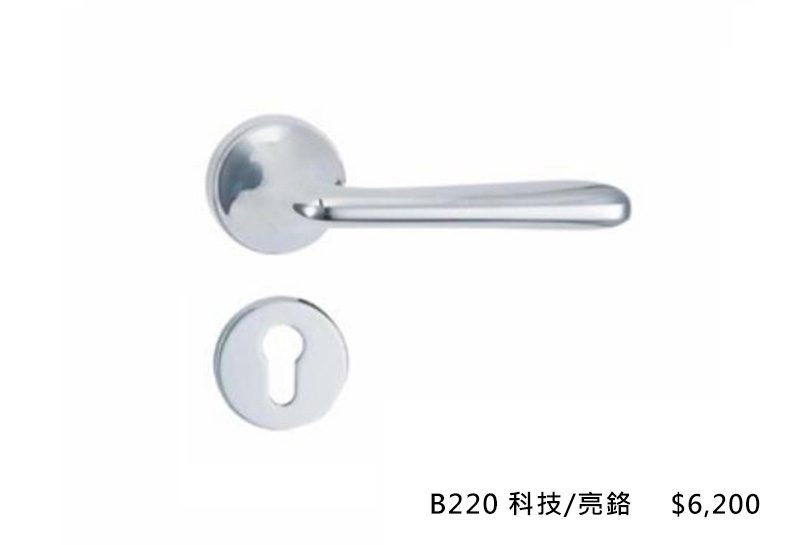 義大利進口ISEO水平把手 B220-科技-亮鉻