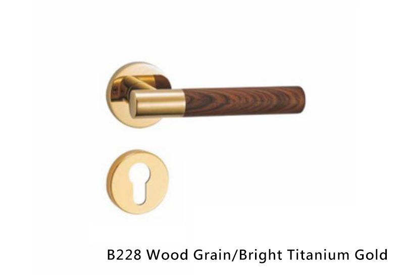 B228-Wood Grain-Bright Titanium Gold