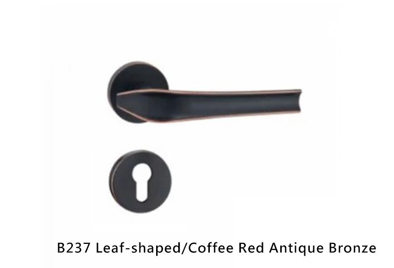 B237-Leaf-shaped-Coffee Red Antique Bronzejpg